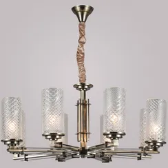 Люстра потолочная ILLUMICO E14  IL8682-8P-10 BR