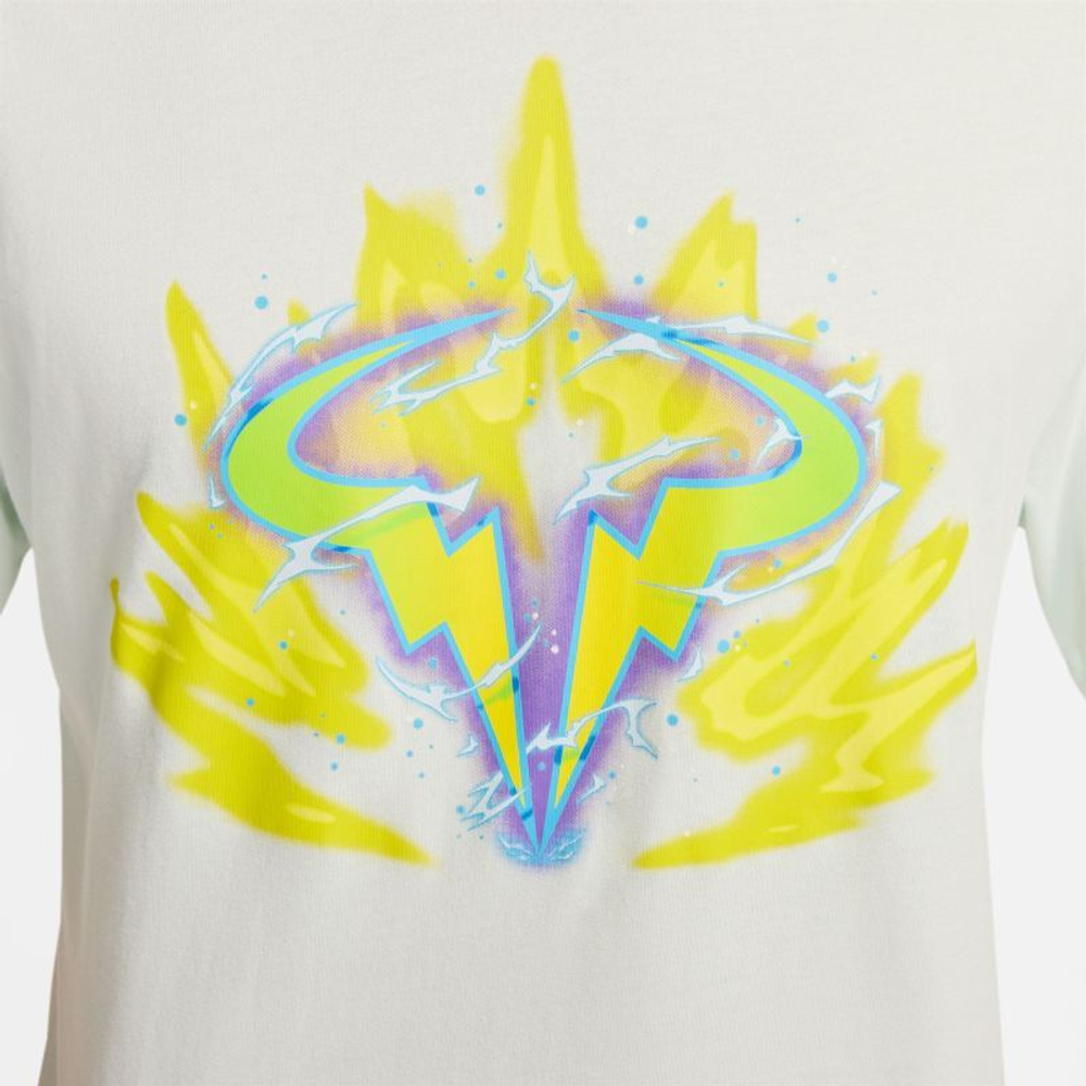 Мужская теннисная футболка Nike Court Dri-Fit Rafa T-Shirt - зеленый