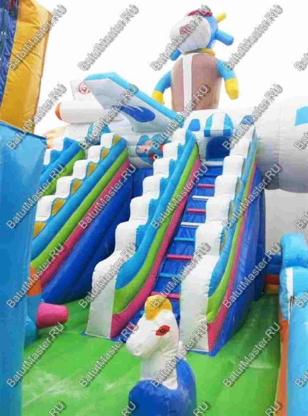 Коммерческий батут "Космические зверята" 16*8*7 м