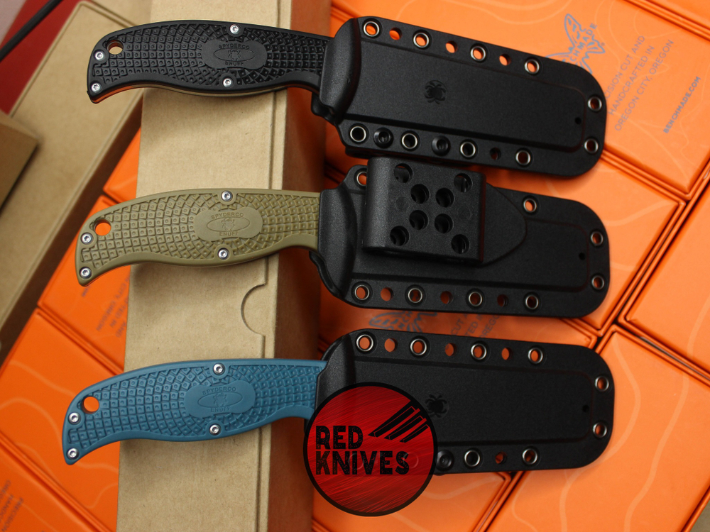 Нож Spyderco Enuff™ 2 - рукоять олива