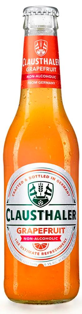 Пиво Клаусталер Грейпфрут Безалкогольное / Clausthaler Grapefruit Non-Alcoholic 0.33 - стекло