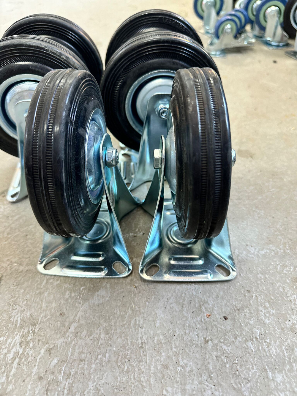 Колесо промышлен неповорит 125мм фс54