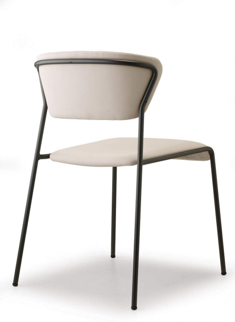 Стул с обивкой Scab Design Lisa, антрацит, слоновая кость