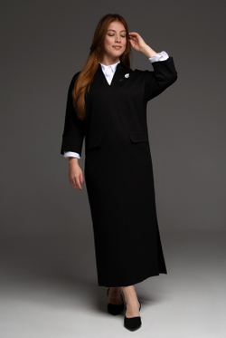 Платье женское 4599за, черный #359Ч054599за