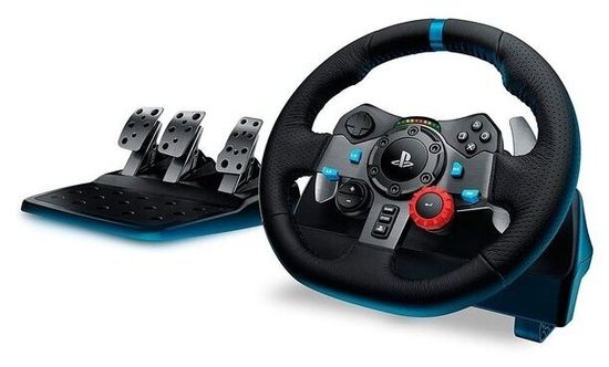 Комплект Logitech G Руль G29 Driving Force и коробка передач Driving Force Shifter, черный