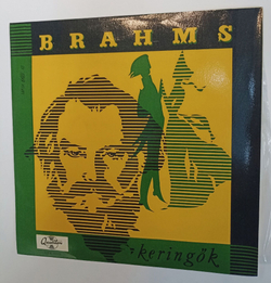 Винтажная виниловая пластинка LP Johannes Brahms Брамс Magyar Radio Es Televizio Szimfonikus Zenekara, Gyorgy Lehel Keringok Walzers (Венгрия 1962)