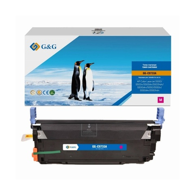 Картридж G&G, аналог HP C9733A пурпурный (12K)