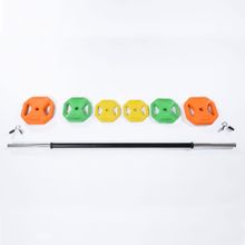 Штанга для аэробики и комплект дисков (1,25-2,5-5 кг) PROGRESS PROFI-FIT