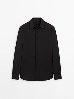 Massimo Dutti Рубашка из 100% хлопка, темно-серый