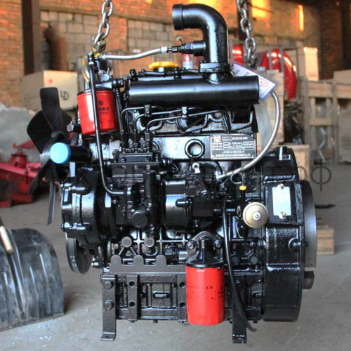 Двигатель дизельный КМ385BT — 37E1/N4 Jinma 244, Уралец 250, 254 (под 2х дисковую корзину сцепления)
