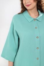 Блузка (рубашка) Виола-3 Виотекс ЗЕЛЁНЫЙ