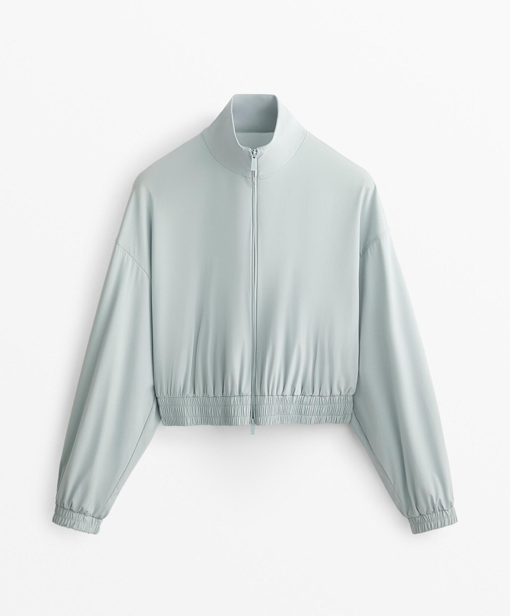 Oysho Легкая куртка, каменно-синий