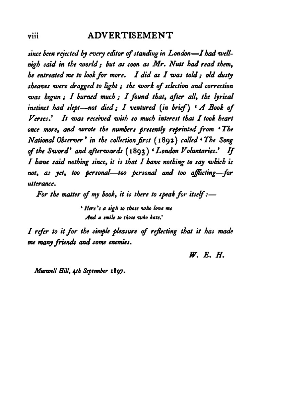 Poems by William Ernest Henley | William Ernest Henley