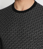 свитер micro signature Michael Kors - серый(CR3606K469)