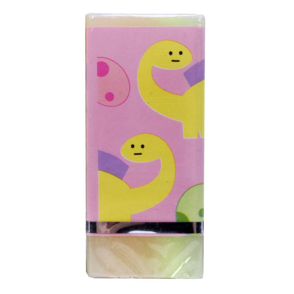 Ластик "Динозавр" в картонном держателе, 4,5*2*1,5см, 4 вида микс