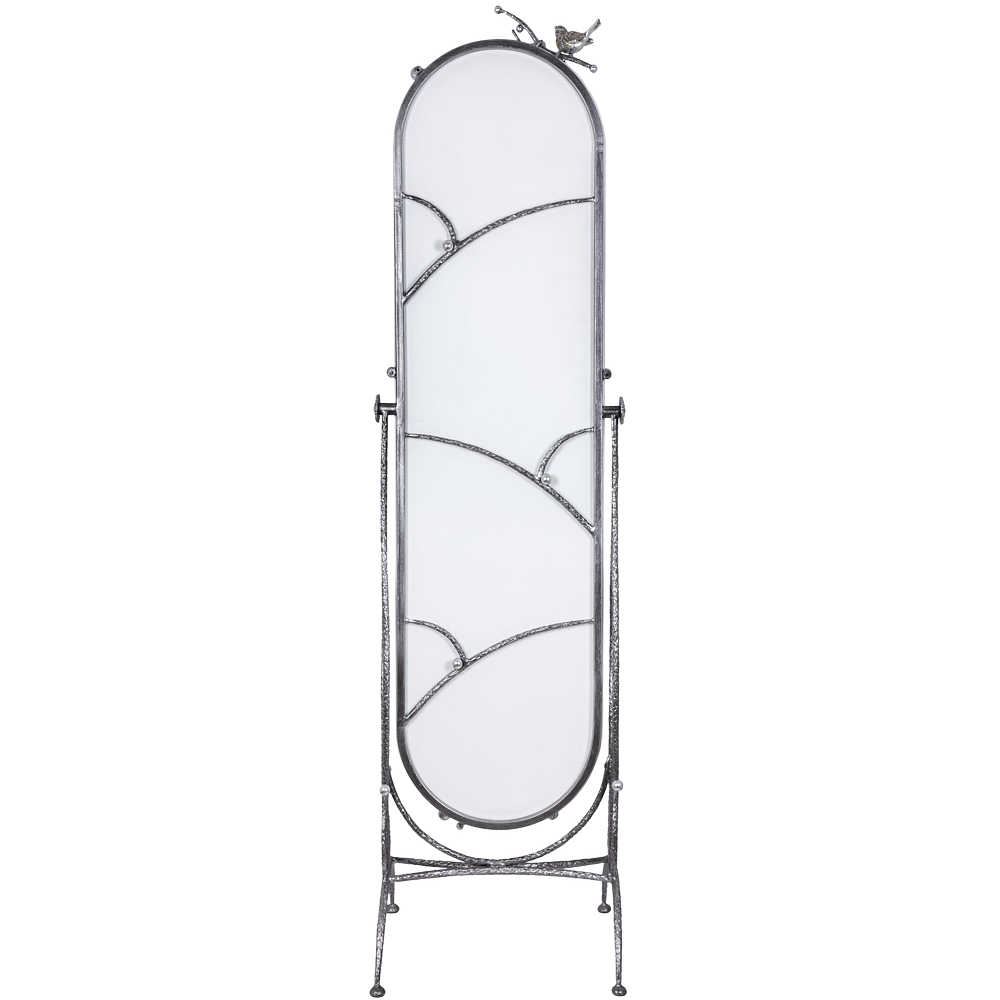 Напольное зеркало Терра Айс Античное серебро