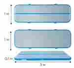 Надувной акробатический мат «Старт» для тренировок 3×1×0,1 м