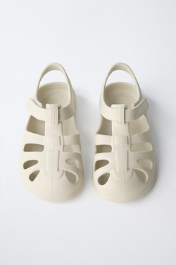 ZARA BAREFOOT САНДАЛИИ, ЭКРЮ