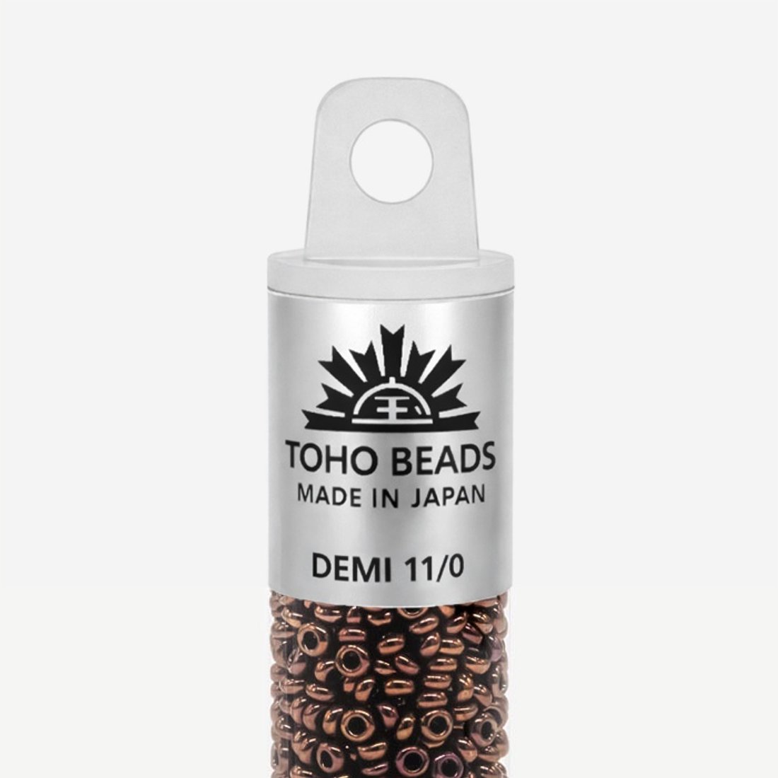 Японский бисер TOHO Demi 11/0 (№224), металлизированный, непрозрачный глянцевый