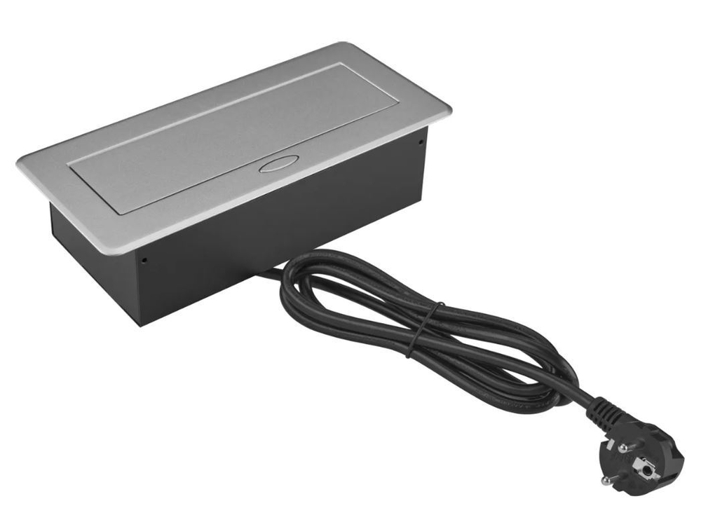 Блок розеток  Cactus CS-SOCKET-EU3-GYBK