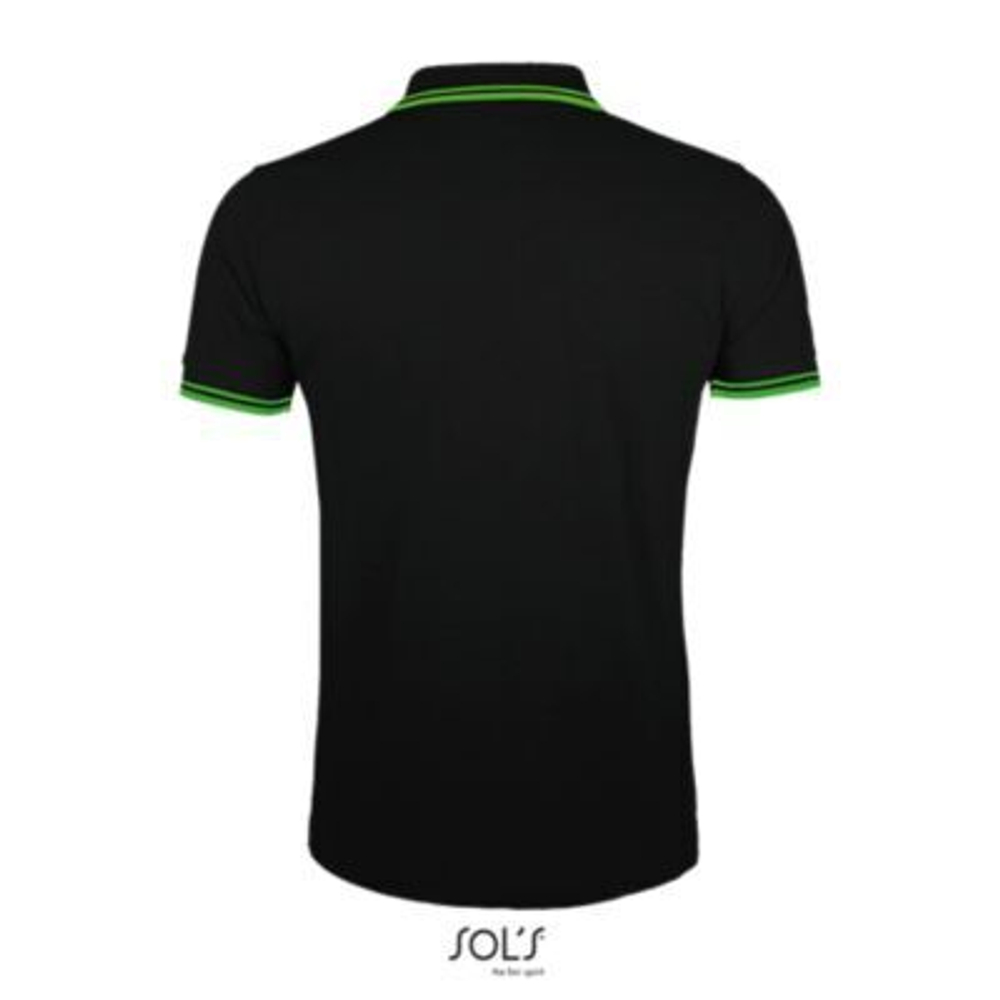 Футболка Polo мужская Pasadena, 100% хлопок, цвет лайм, размер L