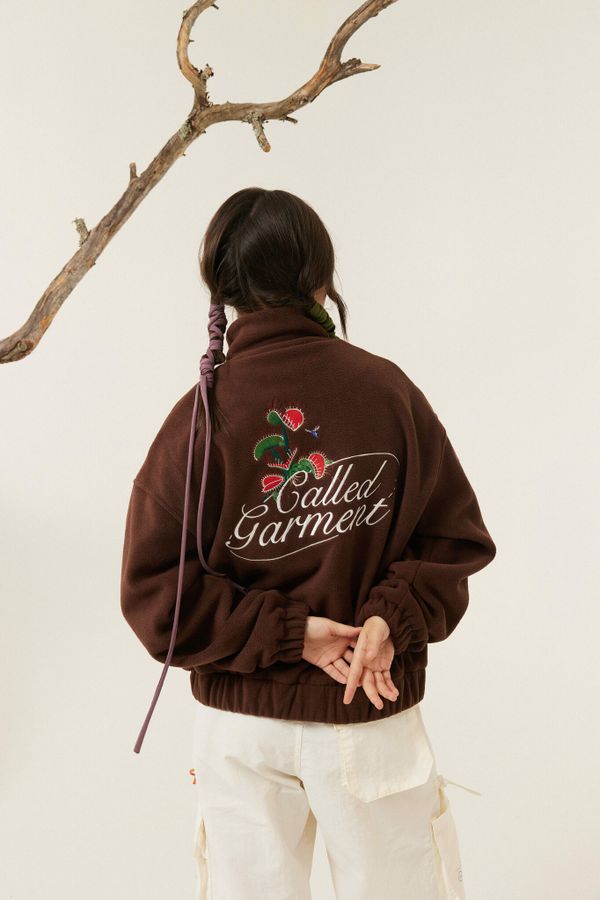 Куртка Флисовая FCF Logo Jacket
vol.2 коричневая - фото 16