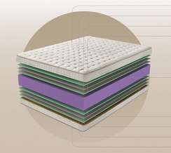 Ортопедический матрас Oasis 160х200 см, твердый