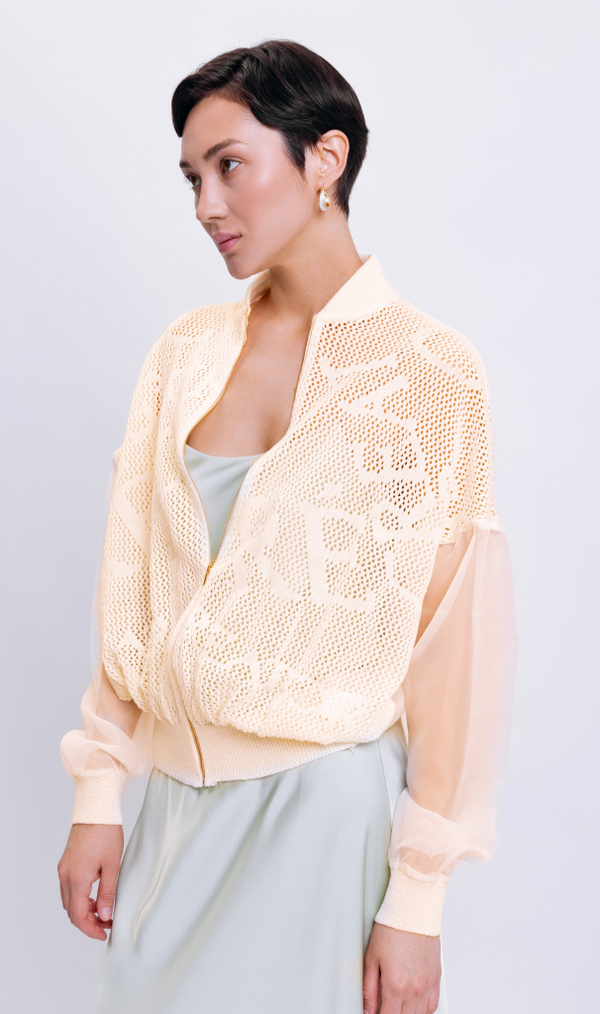 Бомбер из хлопка