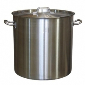 Котел 50 л. нерж. d=40 см. h=40 см. тройное дно с крышк. (индукция) MGSteel (39210)