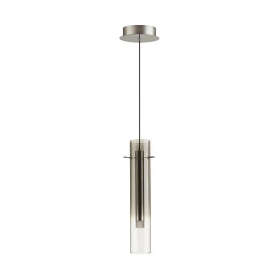 5062/5LA PENDANT ODL24 383 серебристый/дымчатый/металл/стекло Подвес LED 5W 3000K SHINY