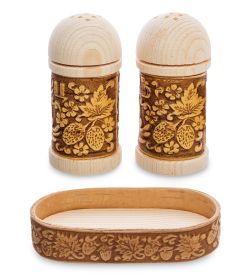 Народные промыслы BST-319 Набор для специй (береста)