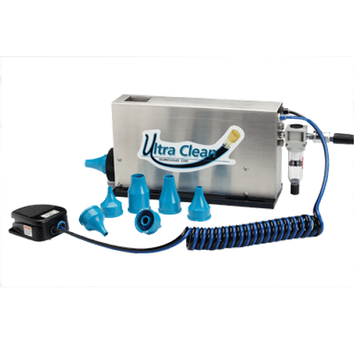 Комплект для продувки рукавов до 1.1/4" (UC-BM-HH, 7 насадок, возд.фильтр, рукав, педаль) стационарный