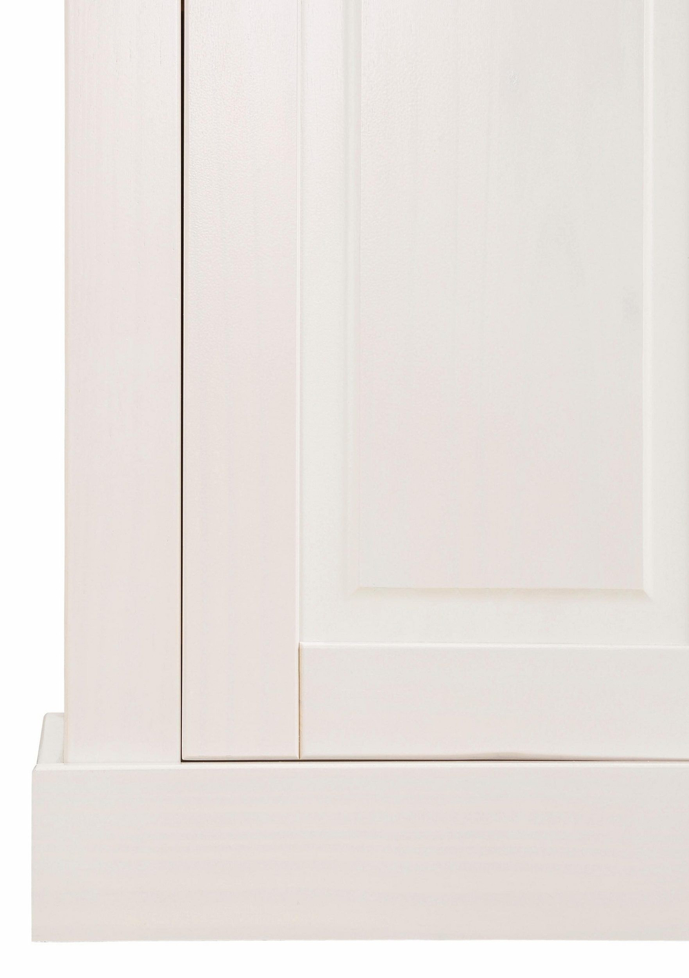 Тумба в гостиную Ландхаус 130х38х130 см, белый комод из массива сосны с 3 ящиками