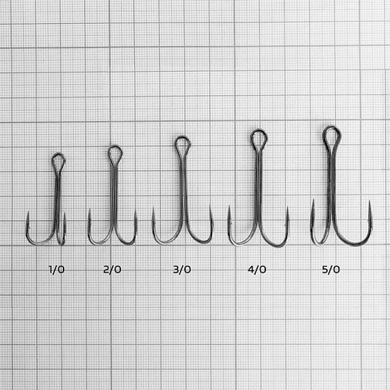 Крючок двойной TW-01 №5/0 цвет BC (20шт) Helios (HS-TW-01-5/0)