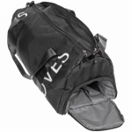 Сумка спортивная «Sport Loves», водонепроницаемый отдел + 2 кармана+отдел под обувь, цвет черный, 42*24*18 см