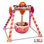 Аттракцион летающая тарелка «Сладкий Шторм», 5 мест, 6,5×6,5×4,4 м