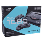 Игровая приставка Dinotronix MixHD 1080 + 450 игр (модель: ZD-09, Серия: ZD, MD1 case, FullHD 1080, HDMI кабель, 2 беспроводных джойстика)