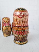 Матрешка "с видами города"  7мест