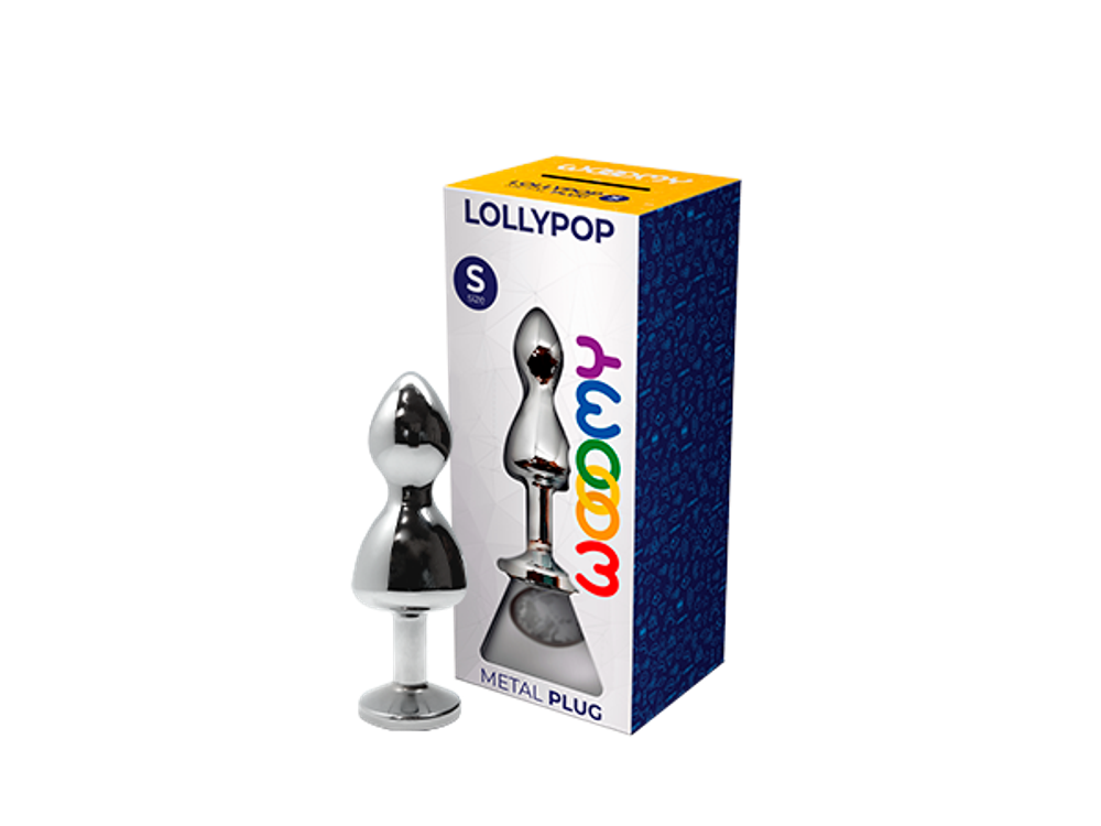 Анальная пробка Lollypop Double Ball White S 21070AL