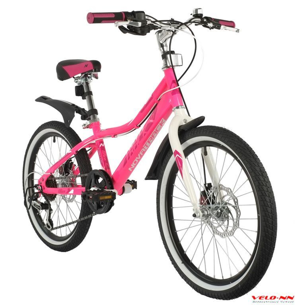 Велосипед NOVATRACK 20" ALICE розовый