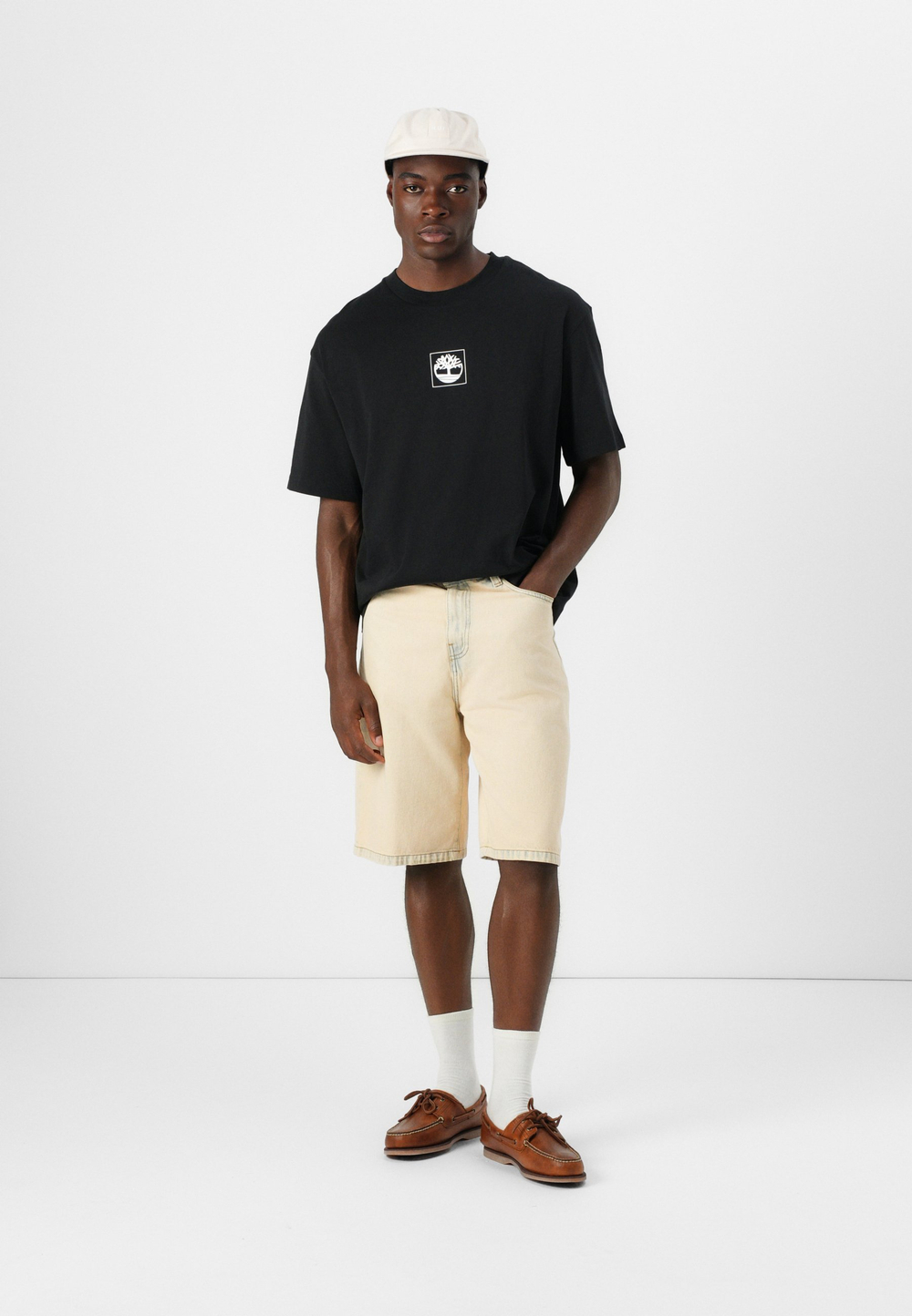 Carhartt WIP LANDON ROBERTSON - Джинсовые шорты - Синий