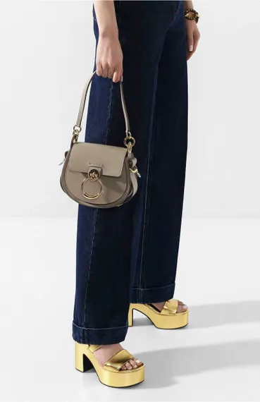 Сумка Chloé Tess Small серый