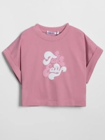 Розовый костюм для девочки на весну