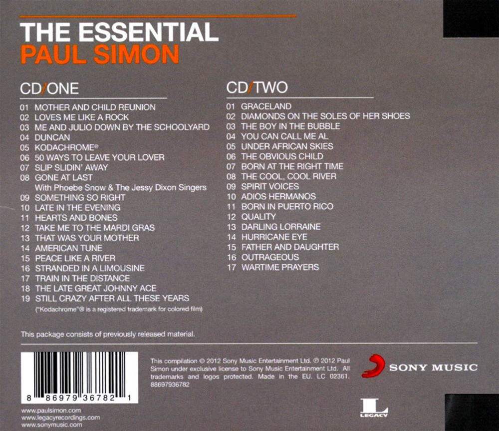 Paul Simon / The Essential (2CD)