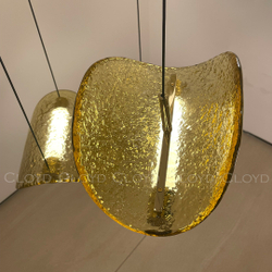 Подвесной светильник Cloyd CARUDO P1 / золото - янарн. стекло (арт.11351)