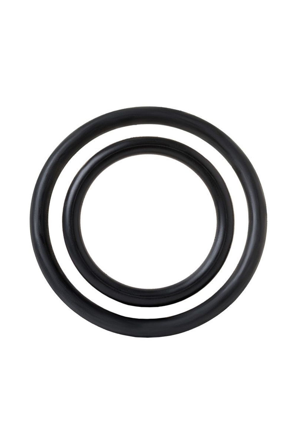 Страпон с 2 насадками и вибрацией UniStrap - 20 и 18 см. (Цвет: черный с бежевым)