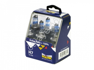 Автолампа H7 12V 55W Маяк    +130% Active Cristal    (к-т)