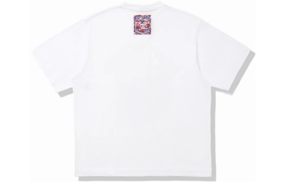 A Bathing Ape X Monkey 47 Ape Head Tee белый розовый