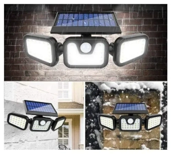 Светодиодный светильник на солнечной батарее/Аккумуляторный/С датчиком движения/Водонепроницаемый