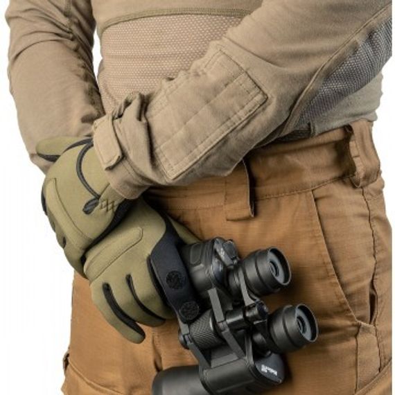 Перчатки Helios рыбацкие неопрен. Хаки р. M